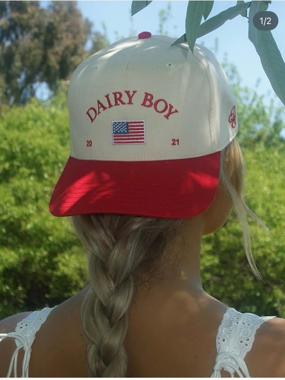 Dairy Boy Heritage Trucker Hat cherry NEW SOLD OUT SnapBack